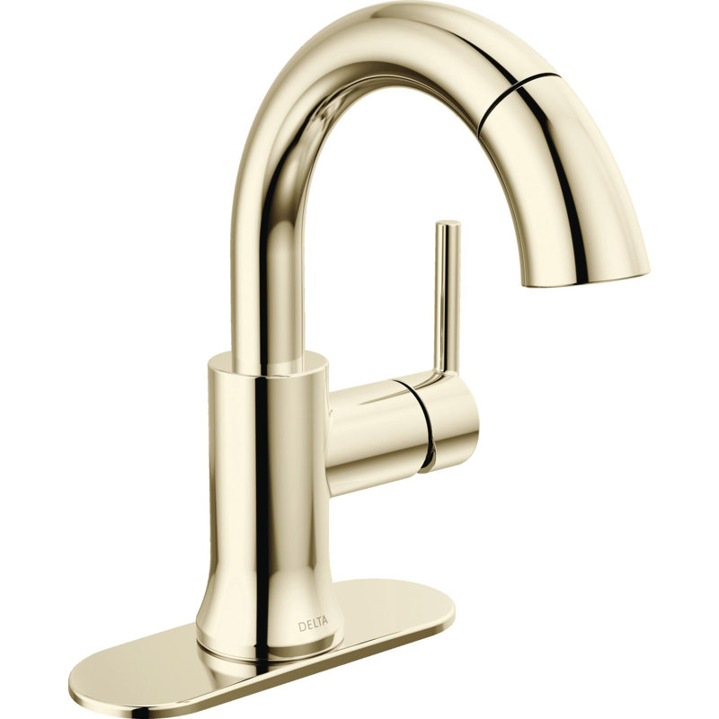 Single Handle Pull Down Bathroom Faucet