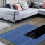 Tapis lavable à motif géométrique de 8 pi x 10 pi avec entre-deux antidérapant Read Entre les lignes II