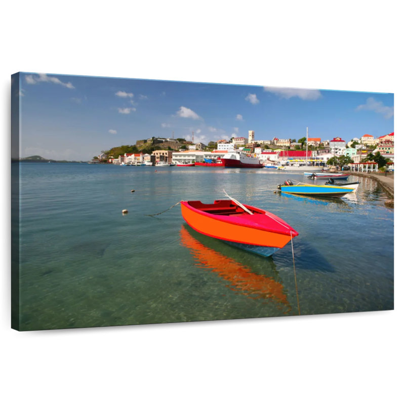 Mehar Grenada Fishing Boats, 16" H x 24" W