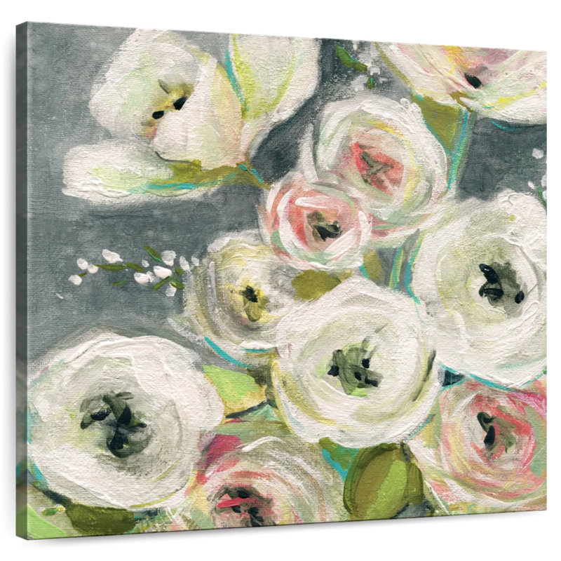 Summer Ranunculus, 10" H x 10" W