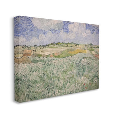 Plain Near Auvers Van Gogh Classic par Vincent Van Gogh - Peinture