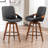 Modern Upholstered Swivel Counter & Bar Stools-1176448065-1176448079