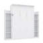Lit escamotable double pleine grandeur avec tablettes et lumières DEL-1529483333
