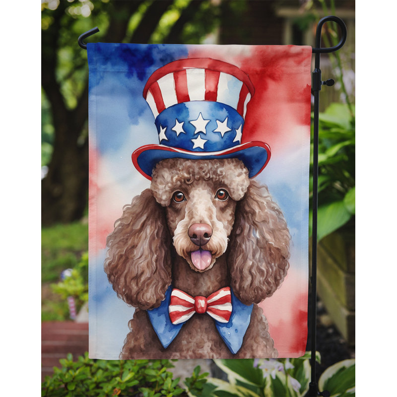 Drapeau patriotique du jardin américain, Caniche