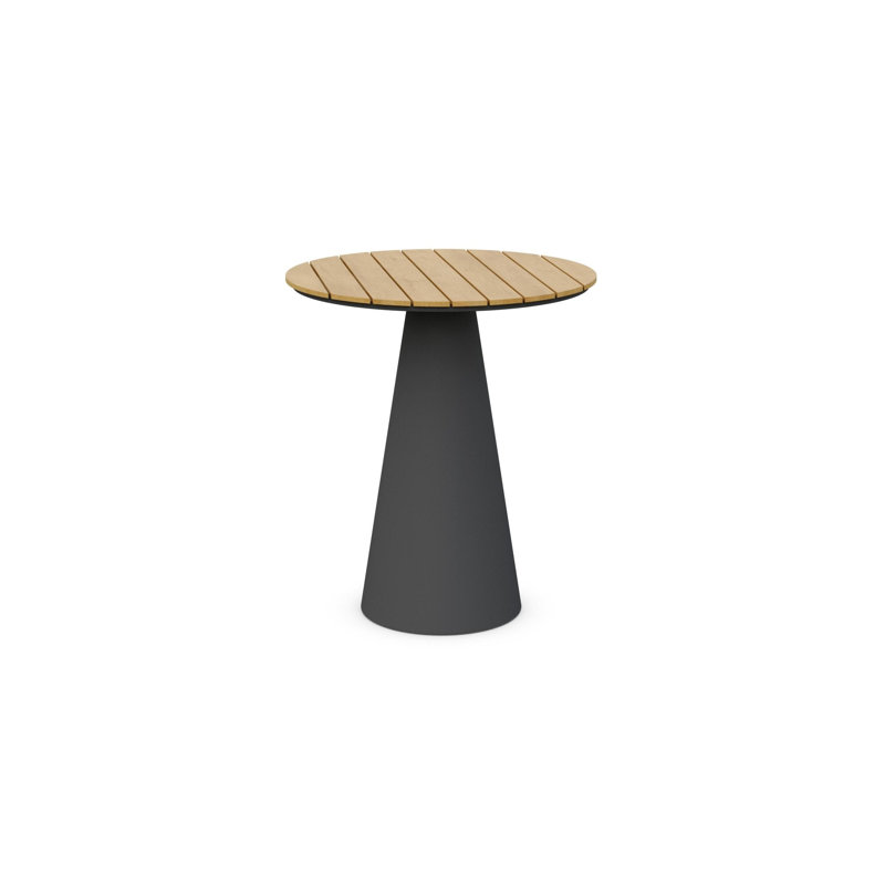 Leon Bar Table - Alpine Weatherwood Top, Charcoal