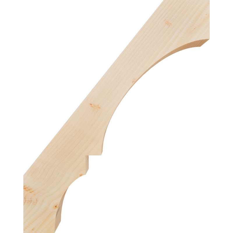 Genouillère Balboa, Sapin de Douglas, Lisse, H 30 po x l 3,5 po x P 24 po