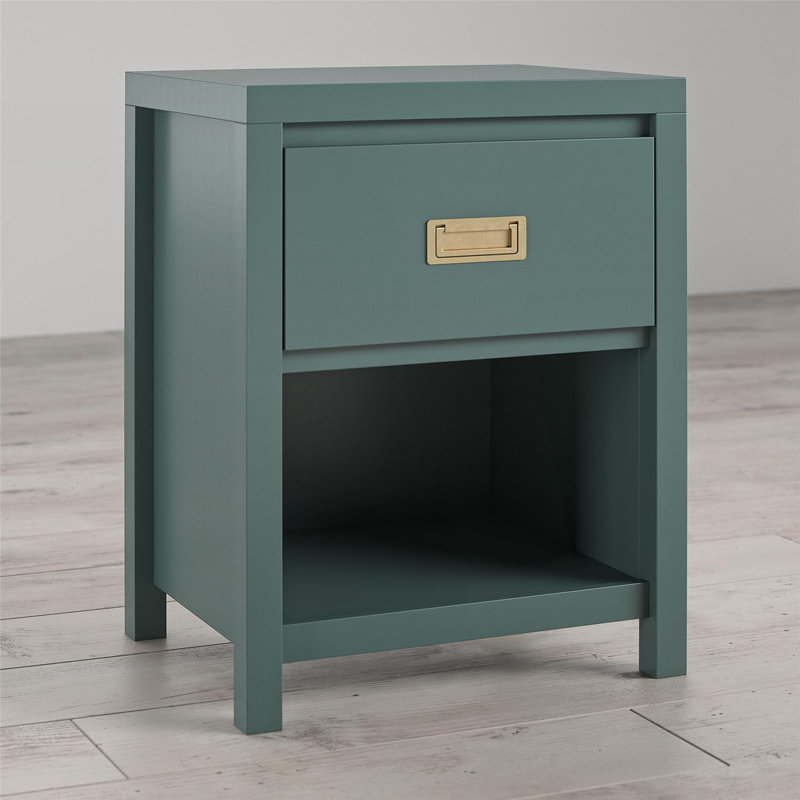 1 Drawer Nightstand With Open Cubby