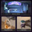 140cm Z-shaped Computer Gaming Desk Laptop Pc Table W/ Rgb Led Lights Home Office Workstation