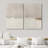 Minimal Landscape Beige Tan Abstract Grunge Modern Art Minimalist Neutral Decor Frame 2 Pieces Picture - Canvas Print-92285393-92285394
