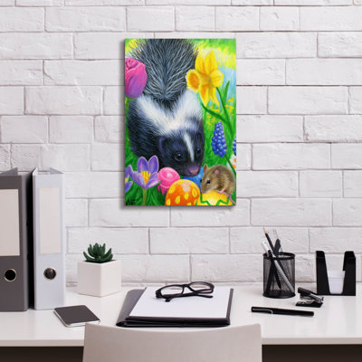 «Sweetpea's Easter2» par Bridget Voth, art mural sur toile