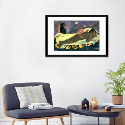 Reproduction d’art sur toile, "fille dans le lit" Paul Gauguin