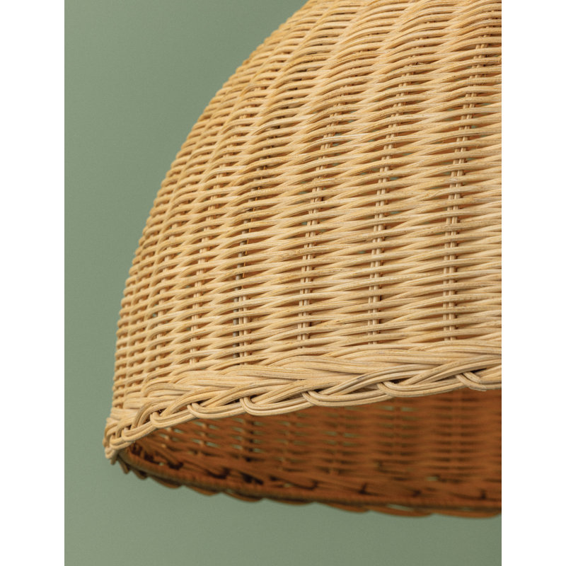 Arwen 30" 5-Light Rattan Globe Chandelier