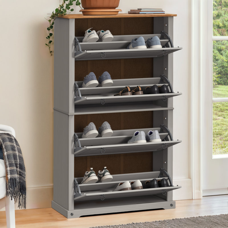 Bayhills Rectangle Accent Cabinet, Silver, Grey