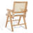 Josephina 17.7'' H Leather Upholstered Ash Armchair-854937837