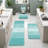 4 Piece Soft Absorbent Microfiber Bath Rug Set with Non-Slip Backing-1016844563