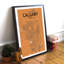 « calgary »-impression d’art graphique sans cadre sur papier-31734194