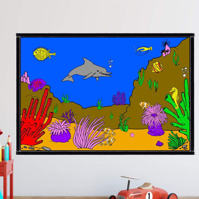 Nautical & Beach Non-Wall Damaging Whiteboard Decals