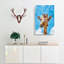 Chewing Giraffe - Wrapped Canvas-56643935