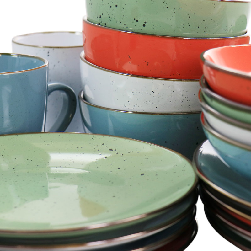 Edlingham Stoneware Dinnerware Set 20 Piece - Service for 4