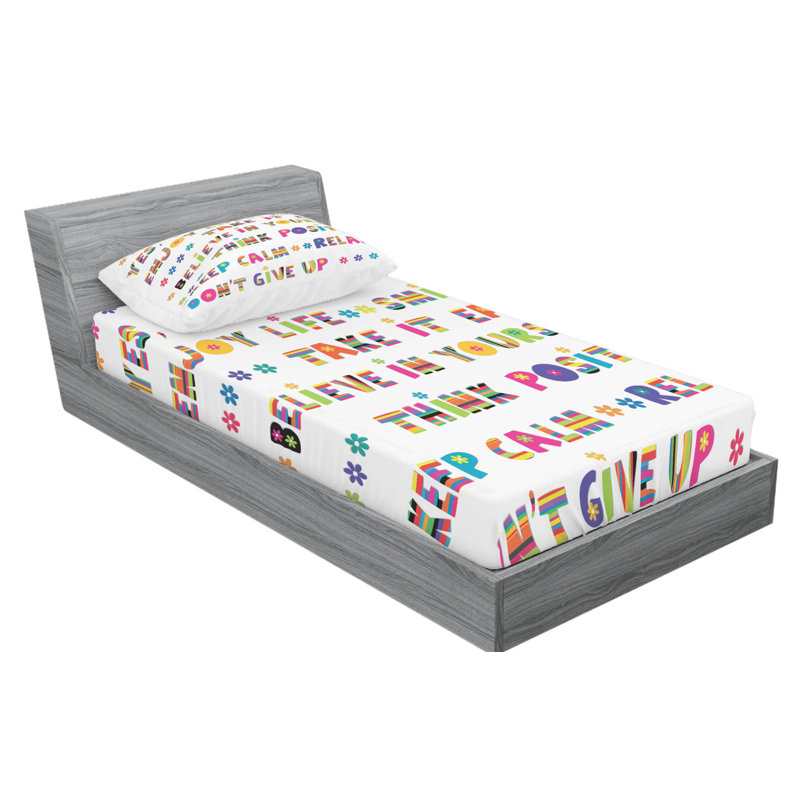 Microfiber Sheet Set, Twin XL Sheet Set with Fitted Sheet
