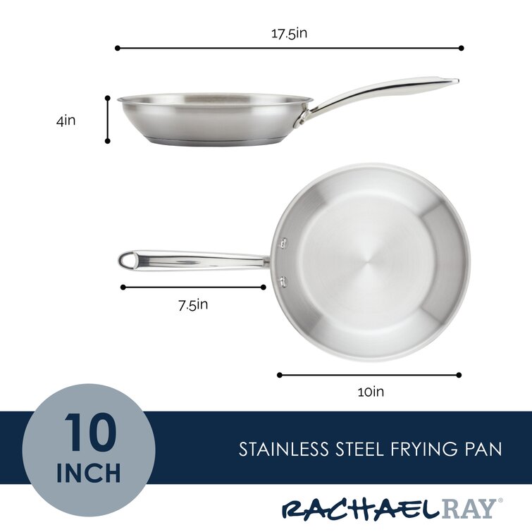 Stainless Steel Induction 10-Inch Frying Pan