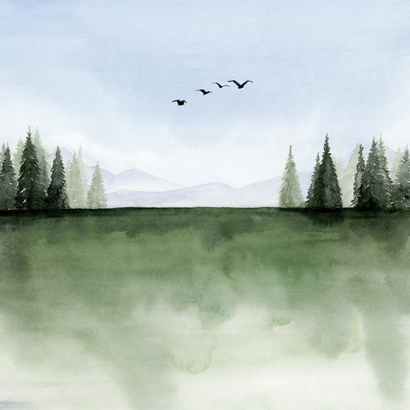Forest's Edge II by Grace Popp - Wrapped Canvas Painting, 76cm H x 76cm W x 3.8cm D