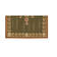 Hand-Knotted High-Quality Green and Brown Runner
