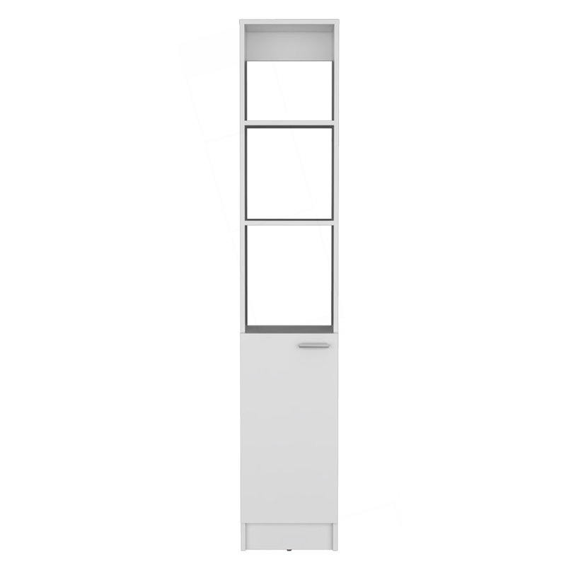 Armoire à linge Marion, salle de bain, Blanc