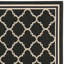 Herefordshire Looped/Hooked Black Indoor/Outdoor Rug-18583765