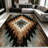 1PC Southwestern Aztec Geometric area rugs for Living Room, Soft and Comfortable, Suitable for all seasons, easy-to-maintain, machine washable Indoor floor mat, Under Table Farmhouse suitable for kitchen, entryway, bedroom, dining room, home office,-1443187458