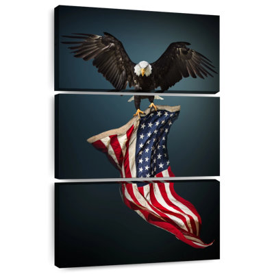 Brampt Eagle With American Flag