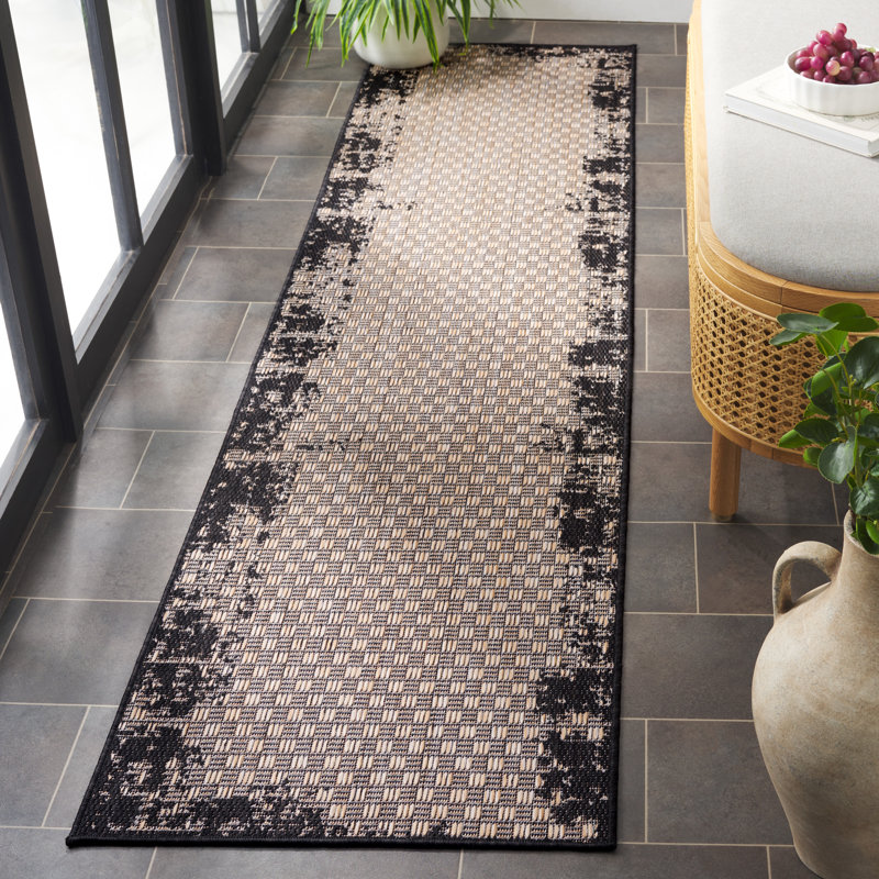 Tapis abstrait Lanam Performance Performance, Tapis de couloir 2 pi x 8 pi