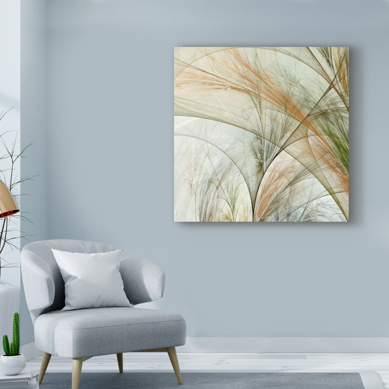 «Fractal Grass III» par James Burghardt - impression sur toile tendue, H 18 po x l 18 po x P 2 po