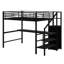 Lit mezzanine en métal avec bureau-2122844898