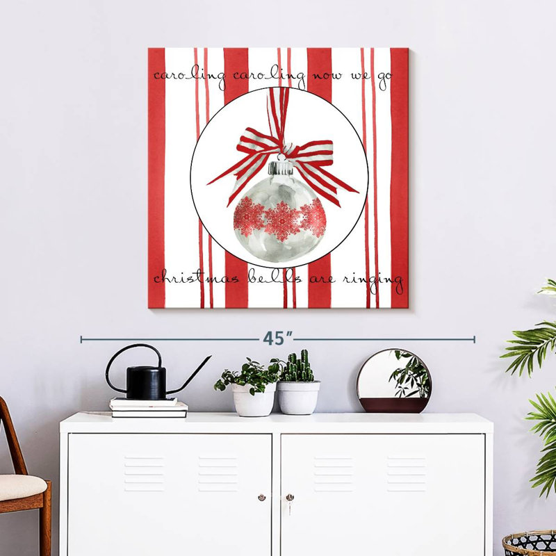 Lelend Candy Cane Christmas II, 30" H x 30" W