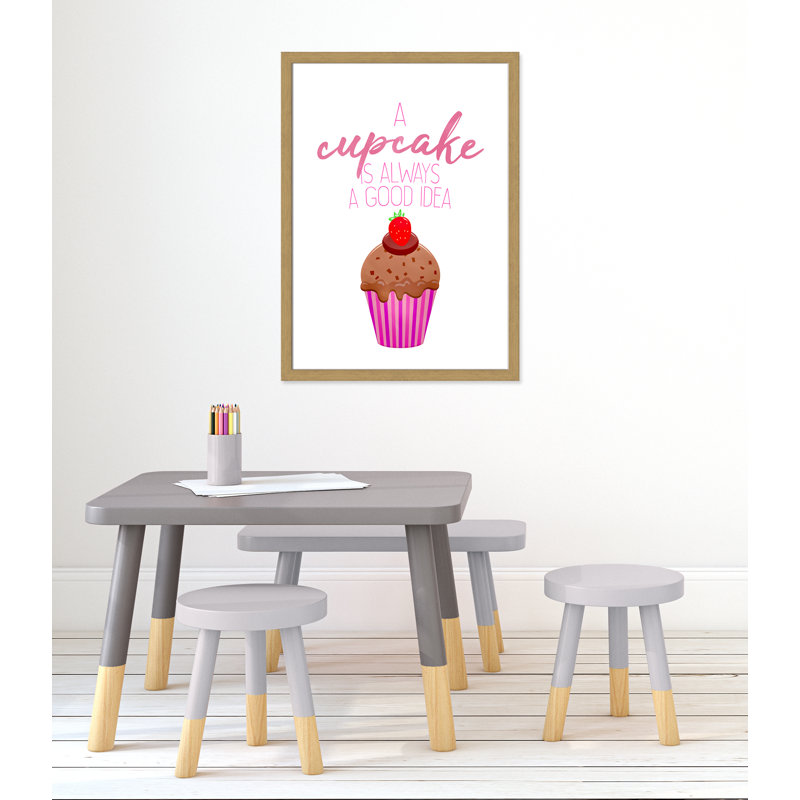 Un petits gâteaux, H 36,5 po x l 26,5 po x P 0,63 po, Cadre en chêne