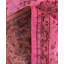 Overdyed Hand-Knotted Wool Modern-Contemporary Pink Area Rug 6' 0" x 9' 3"