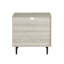 Table de chevet 2 tiroirs avec rangement pour magazines Aderita-915035976