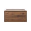 Organisateur de rangement pour armoire empilable - monté, 27,65 x 13,84 x 13,9 po, idéal pour l'organisation à la maison, les livres, les vêtements, les cadres, les souvenirs, l'abat-jour en noyer, le panneau de particules et le support