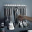 Metal Straight Wall Mounted Pot Rack