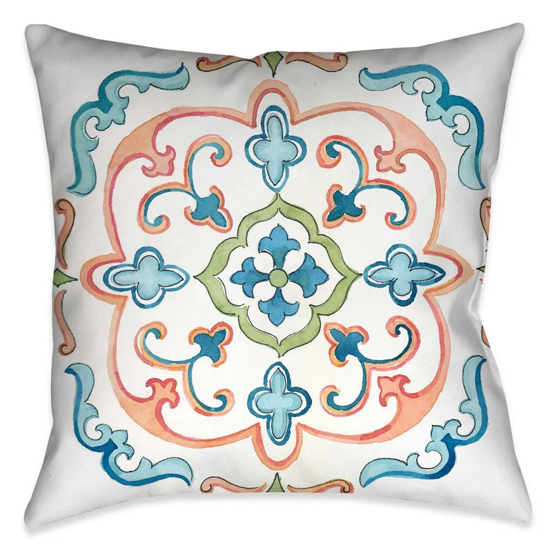 Jewel Medallion Throw Pillow