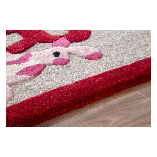 Ashana Hand Woven Wool Rug, Rectangle 3'6" x 5'6"