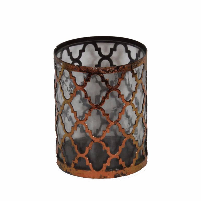 Tabletop Votive Holder, 10.75" H x 8.75" W x 8.75" D