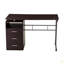 Bureau d'ordinateur avec beaucoup de rangement