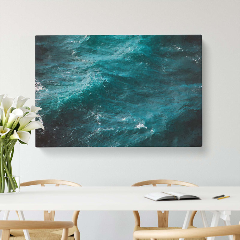 Mood Of The Waves - Wrapped Canvas, 35cm H x 50cm W x 3cm D