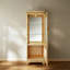 Karlisha Solid Wood Lighted China Cabinet-931288732
