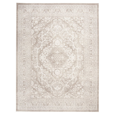 Calidia Oriental Beige/Cream Area Rug