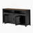 Accent Cabinet, Sideboard With Sliding Barn Door, Farmhouse Buffet With Open Storage For Living Room, Hallway,Kitchen, Office-94231289
