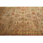 Tapis botanique traditionnel beige en laine noué à la main 12 pi 1 po x 15 po