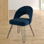 Chaise d'appoint rembourrée en velours Lisbon-22506780